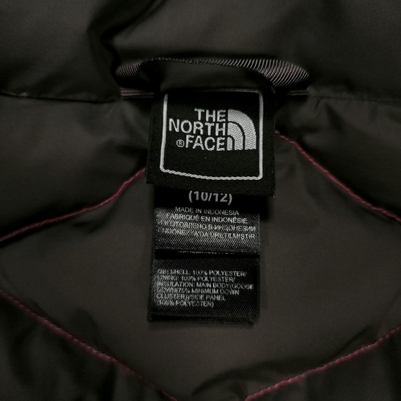 The North Face Girls Aconcagua Down Jacket Size Medium (10/12) Fusion Pink GUC! - Picture 9 of 12